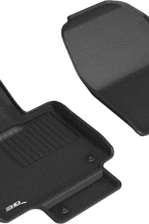 3D MAXpider 20-23 Toyota Highlander Kagu Black Floor Mat - Row 1 Weekend Sale