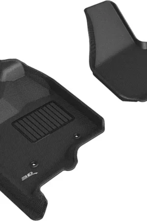 Limited Time 3D MAXpider 12-16 Ford F-250 350 450 Bucket Seats No Floor Shift Kagu 1st Row Floormats - Black