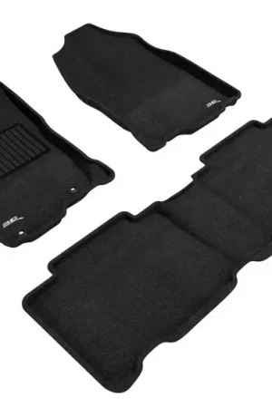 Popular 3D MAXpider 13-18 Toyota Rav4 Elegant 1st 2nd Row - Floor Mat Set (Black)