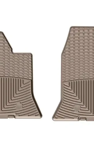 WeatherTech 2014+ Chevrolet Corvette Front Rubber Mats - Tan Buy Today