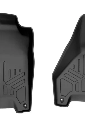 Heavy Duty Floor Mats [Front] - For 12-18 Dodge Ram, Crew/ Mega Cab Rough Country Low Price