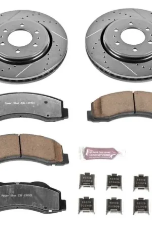 Worldwide Shipping Power Stop 10-18 Ford Expedition Front Z36 Truck & Tow Brake Kit