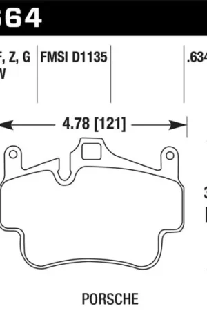 Hawk 05-08 Porsche 911 Carrera / 08 Boxster / 07-08 Cayman Front DTC-60 Brake Pads Super Sale