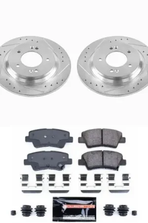 Power Stop 2015 Hyundai Sonata Rear Z23 Evolution Sport Brake Kit Cheap