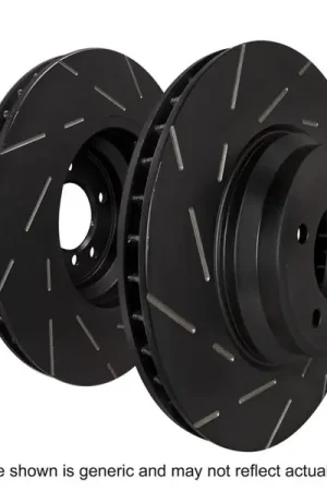 EBC 2019+ Hyundai Veloster N 2.0T (2nd Gen w/Performance Package) USR Slotted Front Rotors Price Cut