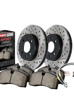 Save Now Sport Axle Pack, Drilled & Slotted, Front