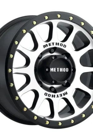 Method MR305 NV 17x8.5 0mm Offset 8x6.5 130.81mm CB Machined/Black Street Loc Wheel Popular