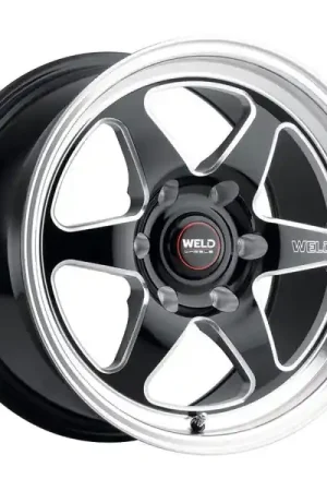 Weld S156 17x7 Ventura 6 Drag 6x139.7 ET00 BS4.00 Gloss BLK MIL DIA 106.1 Final Sale
