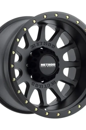 Time-Limited Method MR605 NV 20x10 -24mm Offset 8x170 124.9mm CB Matte Black Wheel