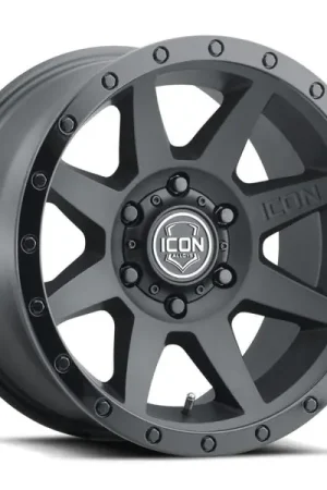 ICON Rebound 18x9 6x135 6mm Offset 5.25in BS 87.1mm Bore Double Black Wheel Factory Price
