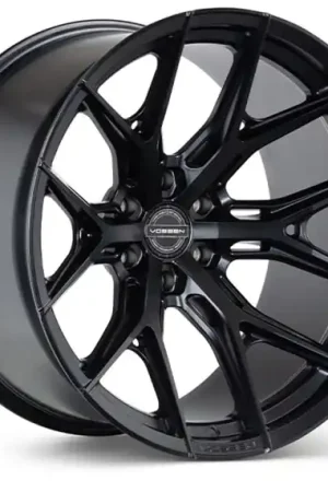 Fresh Stock Vossen HF6-4 24x10 / 6x139.7 / ET25 / Deep Face / 106.1 - Satin Black Wheel