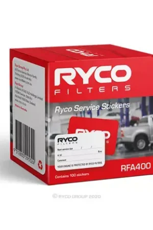 Wholesale Ryco Lube Stickers With Dispenser - RFA400
