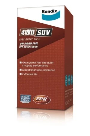 Hassle-Free Returns Bendix 4WD Brake Pad Set - DB1661-4WD