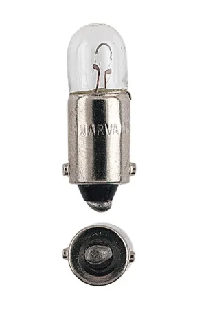 Narva 47233BL 12V 4W BA9S T4W Incandescent Globes - Twin Pack Direct From Factory