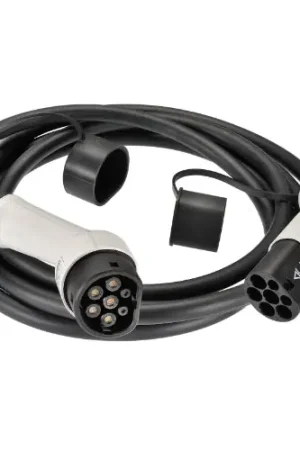 Price Cut Projecta EVCBT2T2-3P 7.2 - 22kW Three Phase EV Charging Cable for Type 2 Electric Vehicles- 5m Total Length