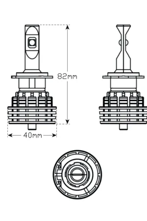 LED Autolamps H7-5000LM LED H7 Headlight Kit - Single Beam Mega Sale