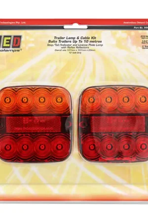 Latest LED Autolamps 99ARL2\\/10 Trailer Lamp and Cable Kit
