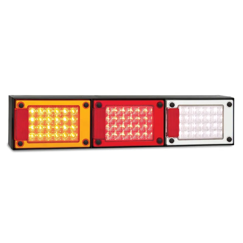 Hassle-Free Returns LED Autolamps J3BARWM Rear Combination Jumbo LED Lamp with Reflector - Stop\\/Tail\\/Indicator\\/Reverse
