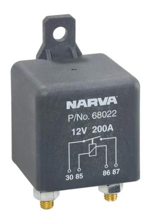 One Day Deal Narva 68022 12V 200A Normally Open 4 Pin Heavy Duty Relay