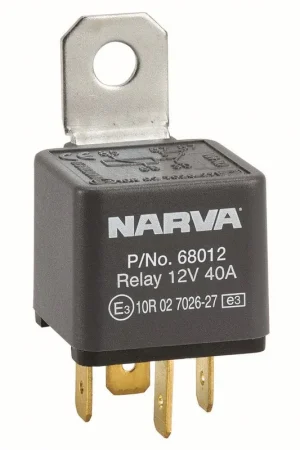 Narva 68012BL 12V 70A Normally Open 4 Pin Relay With Resistor- Trusted Brand