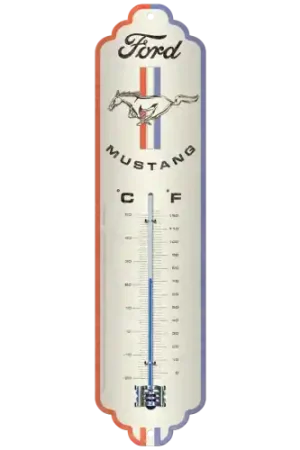 Nostalgic Art Thermometer Ford Mustang - 5180338 Weekend Sale