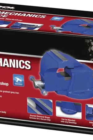 PKTool 150mm Mechanic's Bench Vice - PT41350 (Pickup Only) Certified