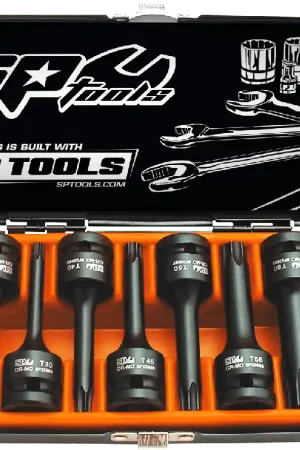 Cheap SP Tools 1\\/2 inch Dr Impact Socket Set - Torx - 9pc - SP20380
