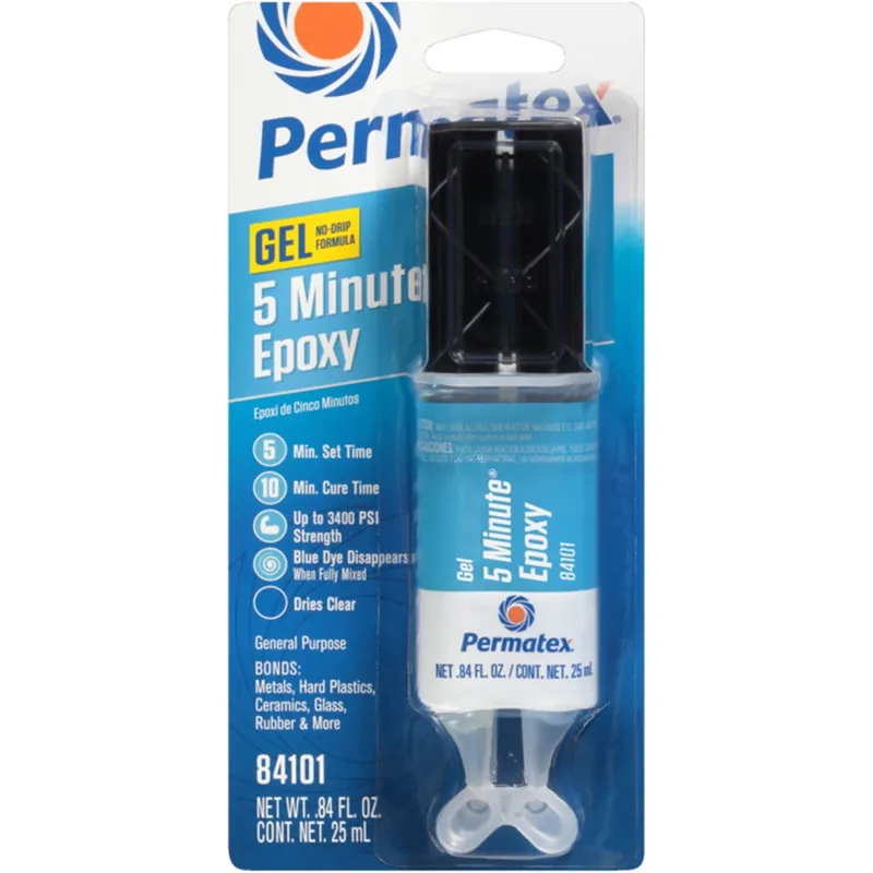 New Release Permatex 5 Minute Epoxy Gel 25ml - 84101 - PX84101