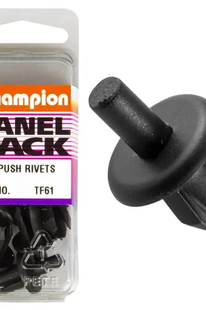 Save Now Champion Fasteners Push Rivets (16mm Head, 14mm Length, to Suit 9mm Hole) - Pack of 5 - TF61