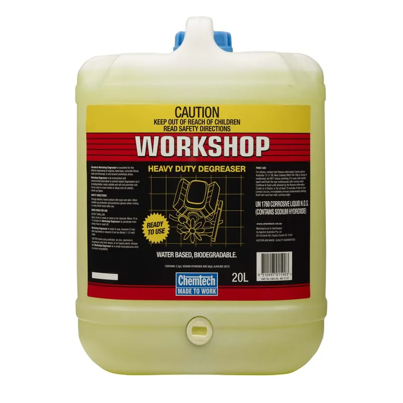 Chemtech Workshop Heavy Duty Degreaser 20L - CWD-20L(Bulky Item - Freight Applies) Fast Shipping