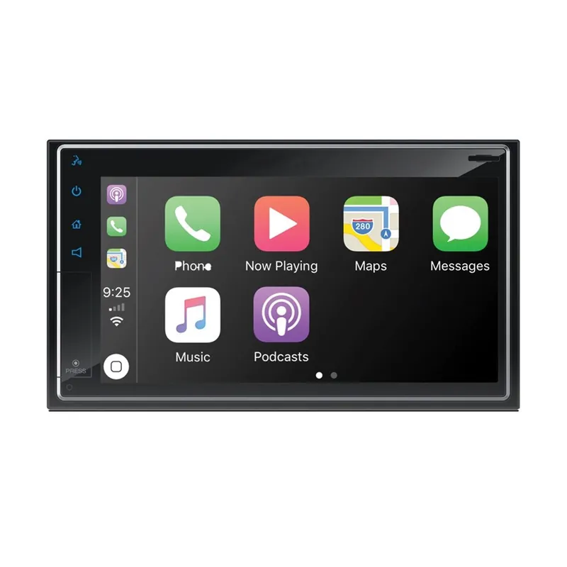 Hot Deal Blaupunkt DAKOTA BP800PLAY 6.8 Inch Android Auto and Apple CarPlay Mechless Touchscreen Double DIN Stereo Head Unit