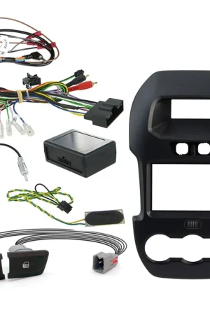 AERPRO Double Din Black Install Kit To Suit Ford - Ranger Px (With 4.2\\ New Release