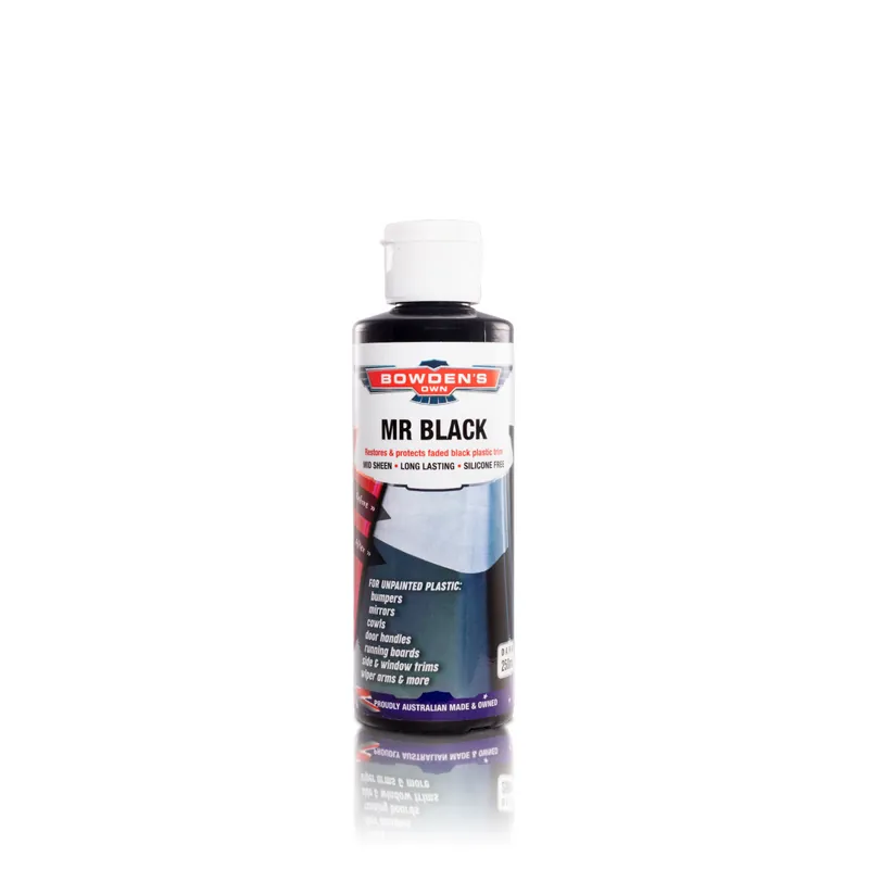 Direct From Manufacturer Bowden's Own Mr Black Trim Restorer 250ml - BOMRBLACK