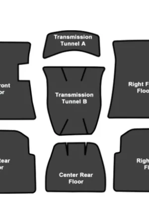 Sound Deadener for 1959-1960 Cadillac DeVille Coupe 2DR Die Cut EVA Complete 7Pc Best Price