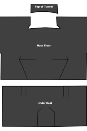 Sound Deadener for 1989-1991 GMC V2500 Suburban Die Cut EVA Passenger Area 3Pc Free Delivery