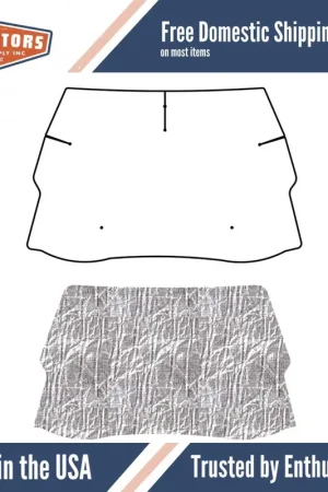 Hood Insulation Pad Heat Shield for 1957-1960 Dodge Truck Budget