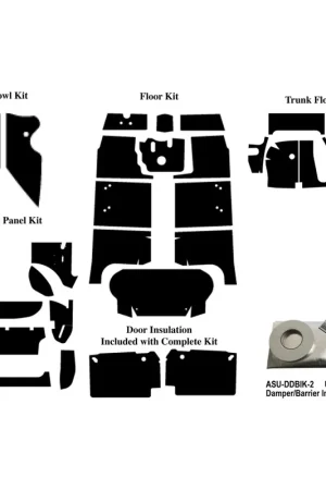 New Release Insulation Sound Deadener Kit for 49-52 Oldsmobile 88-98 Acoustishield Complete