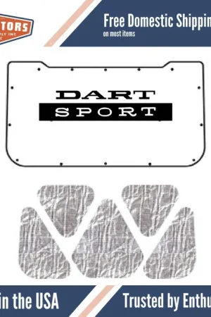 Under Hood Cover for 1973-1976 Dodge Dart Free Shipping