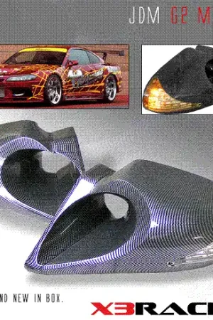 M3 MIRROR BLUE & AMBER LED Luxury