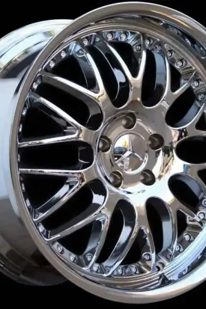 Factory Price 19 inch Deep Dish Split Spoke Chrome - 4 wheel set