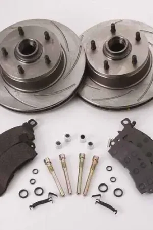 Top Rated SSBC Turbo Slotted Rotors & Pads - Front - A2350001