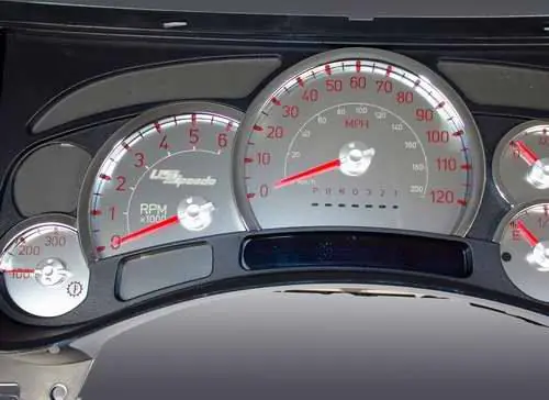 US Speedo Chrome Gauge Lens Rings - LEN 061 Super Sale