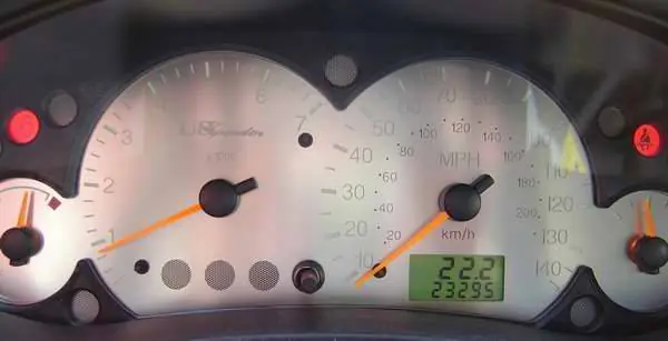 Must Have US Speedo Stainless Steel Gauge Face - Displays Tachometer - FOC0301