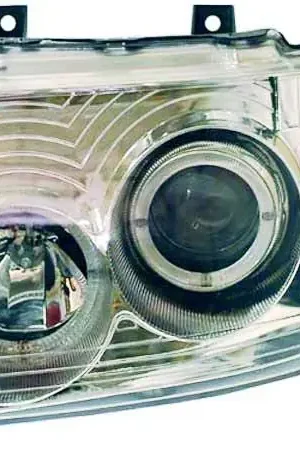 Factory Price I-Tech Chrome Housing Headlights with Halo Ring and Clear Lights - 02AZFE03PCC