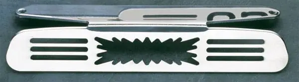 Same Day Shipping All Sales Third Brake Light Cover - Blast Design - Polished - 55007P