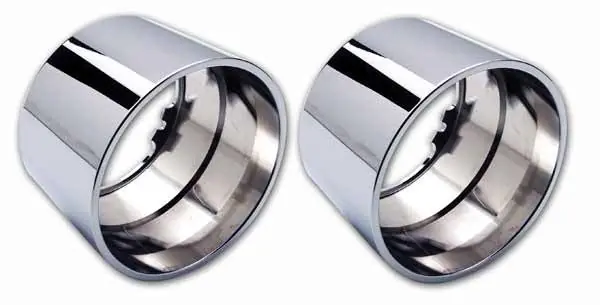 Last Chance Pro-One Smooth Chrome Billet Driving Light Bezels - Pair - H20020SC