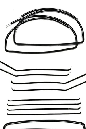 Grab Now Window Sweeps Felt Kit for 1955-1957 Chevrolet Bel Air 4 Door Sedan USA Made