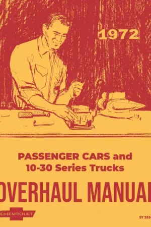 Best Choice Chassis Service Manual for 1972 Chevrolet