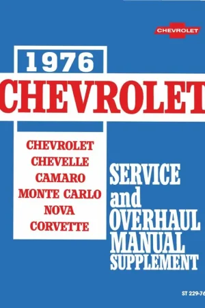Service Manual for 1976 Chevrolet Fast Shipping