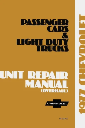 Reduced Price Service Manual for 1977 Chevrolet Car, Truck